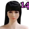 Wig 14: Long Black Fringe 