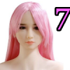 Wig 07: Long Pink Straight 